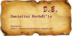 Danielisz Borbála névjegykártya